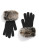 Parkhurst Faux Fur Cuffed Knit Gloves - TUNDRA