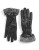 Ur Powered Faux Fur Cuff Touch-Screen Gloves - BLACK - S/M