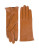 Hampton Collection Touch Technology Enabled Leather Gloves - BROWN - 6.5