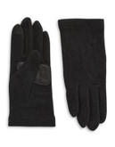Echo Touch Basic Wool-Blend Gloves-BLACK - BLACK - X-LARGE