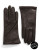 Lord & Taylor Cashmere-Lined 9" Leather Gloves - BROWN - 6.5