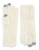 Lord & Taylor Ribbed Cashmere Texting Gloves - IVORY