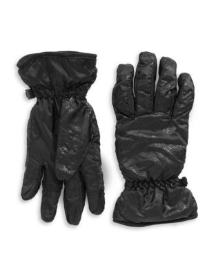 Lauren Ralph Lauren Packable Touch Gloves - BLACK - LARGE