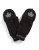 Olympic Collection Fleece Fingerless Mittens - BLACK - SMALL/MEDIUM