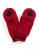 Olympic Collection Fleece Fingerless Mittens-RED - RED - LARGE/X-LARGE