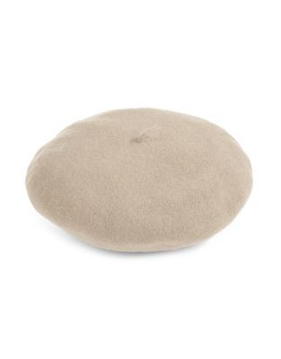 Parkhurst Water-Repellent Wool Felt Beret - SOFT BIRCH