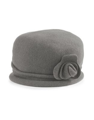 Parkhurst Wool Cloche Hat - GRAPHITE