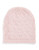 Lord & Taylor Pointelle Cashmere Beanie - PINK HEATHER