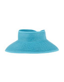 Nine West Color Combo Roll-up Sun Visor - TURQUOISE