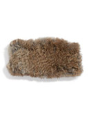 Surell Convertible Rabbit Fur Headband - HEATHER