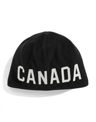 Olympic Collection Canada Fleece Beanie - BLACK