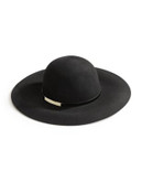 Calvin Klein Floppy Wool Hat - BLACK