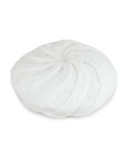 Parkhurst Glitter Angora Slouch Hat - WHITE/SILVER
