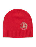 Lauren Ralph Lauren Monogrammed Crest Hat - RED