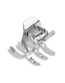 Expression Small Metal Hair Clip - SILVER