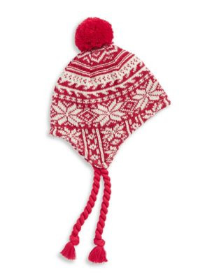 Parkhurst Snowflake Trapper Hat - RED