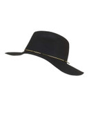Topshop Wool Fedora Hat - BLACK