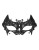 Topshop Lace Bat Mask - BLACK