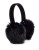 Surell Soft Rabbit Fur Earmuffs - BLACK