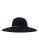 Reiss Wide-Brim Wool Hat with Metal Bar - NAVY - LARGE