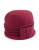 Parkhurst Oversized Bow Cloche Hat - BURGUNDY