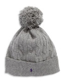 Polo Ralph Lauren Classic Wool-Cashmere Tuque - GREY HEATHER