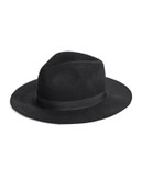 Parkhurst Safari Style Floppy Wool Hat - BLACK