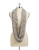 Lord & Taylor Salt and Pepper Loop Scarf - IVORY