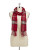 Lord & Taylor Classic Fraas Plaid Scarf - RED