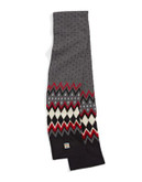 Olympic Collection Nordic Canada Scarf - BLACK