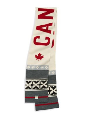 Olympic Collection Canada Long Scarf - GREY