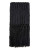 Topshop Cable Knit Scarf - BLACK