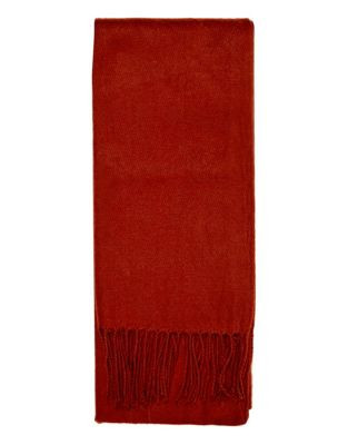 Topshop Chunky Brushed Scarf - RUST