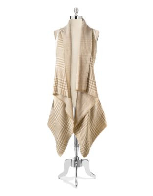Vince Camuto Reversible Zig-Zag Scarf - CUBAN SAND