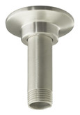 3 Inch Straight Ceiling-Mount Showerarm And Flange in Vibrant Brushed Nickel