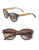 Burberry 54mm Two-Tone Wayfarer Sunglasses - DARK HAVANA