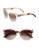 Burberry 54mm Two-Tone Wayfarer Sunglasses - TRANSPARENT GREY