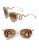 Roberto Cavalli RC889S 56mm Cat Eye Sunglasses - IVORY