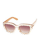 Le Specs Hermosa 53mm Wayfarer Sunglasses - AQUA
