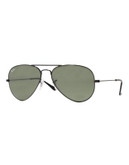 Ray-Ban Original Classic Aviator Sunglasses - BLACK (L2823) - 58 MM