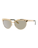 Gucci GG4249/S Cat Eye Sunglasses - GOLD
