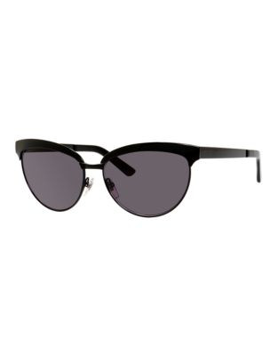 Gucci GG4249/S Cat Eye Sunglasses - SHINY BLACK