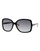 Kate Spade New York Darryl Sunglasses - BLACK CHAMPAGNE