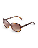 Diane Von Furstenberg Square Sunglasses - TORTOISE