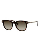 Fendi Rectangular 0021/S Sunglasses - BROWN