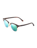 Ray-Ban Classic Clubmaster Sunglasses - GREEN - 49 MM