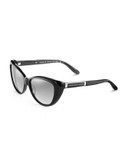 Marc By Marc Jacobs Cat Eye Sunglasses - BLACK
