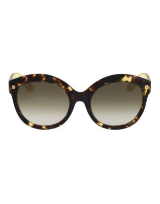 Ferragamo Oversized Sunglasses SF677S - GREEN TORTOISE
