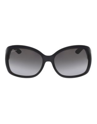 Ferragamo Square Sunglasses SF722S - BLACK