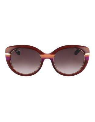 Ferragamo Cat eye Sunglasses SF724S - WINE